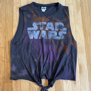 Vintage Style Star Wars Tie Dye Crop